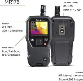 img 2 attached to Enhanced FLIR MR176 - Advanced Moisture Meter with IGM, Infrared Guided Measurement, Replaceable Hygrometer, Pin & Pinless Moisture Detection