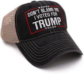 img 4 attached to 🧢 Trump 2024 Hat: America's Comeback - Make America Great Again with Donald Trump Embroidered Baseball Cap