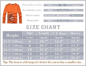 img 1 attached to Premium Cotton Crew Neck Long Sleeve T-Shirts for Boys & Girls: Ideal Uniform Tops for Kids