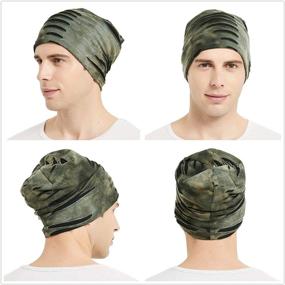 img 3 attached to Stay Stylish and Cool with EINSKEY 2-Pack Slouchy Beanie - Oversize Baggy Skull Cap for Men/Women