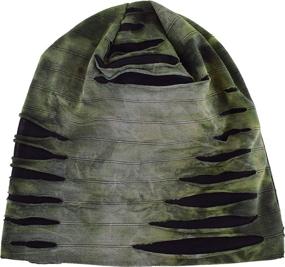 img 1 attached to Stay Stylish and Cool with EINSKEY 2-Pack Slouchy Beanie - Oversize Baggy Skull Cap for Men/Women