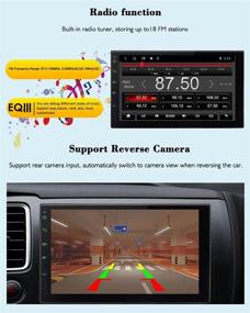 img 2 attached to Eincar Android Radio 2 Din Car Stereo 7 Inch Android 10 1G 16G Capacitive Touch Screen Quad Core Bluetooth FM Radio Support Reverse Camera Screen Mirror Function