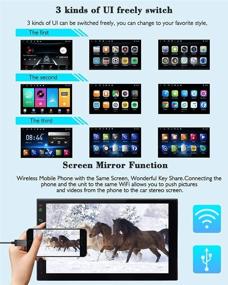 img 1 attached to Eincar Android Radio 2 Din Car Stereo 7 Inch Android 10 1G 16G Capacitive Touch Screen Quad Core Bluetooth FM Radio Support Reverse Camera Screen Mirror Function