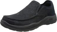 👞 skechers arch fit motley rolens men's loafers & slip-ons: podiatrist-approved comfort with stylish ease logo