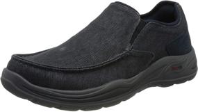 img 4 attached to 👞 Skechers Arch Fit Motley Rolens Men's Loafers & Slip-Ons: Podiatrist-Approved Comfort with Stylish Ease