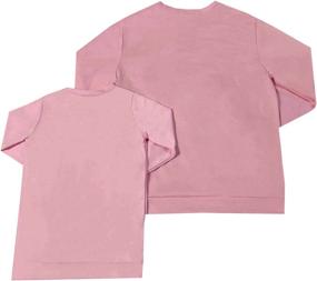 img 2 attached to Adorable Mommy and Me Love Print Sweatshirts for Stylish Family Outfits