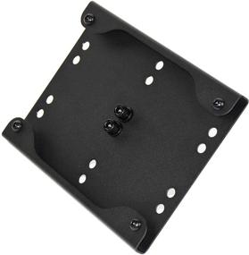 img 3 attached to Kentrol Shackle Mounted License Plate Bracket 🏎️ 80706: Enhanced Style & Convenience in Sleek Black Finish