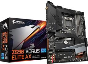 img 4 attached to 🎮 Gigabyte Z590 Aorus Elite AX Motherboard - LGA 1200, Intel Z590, ATX, Triple M.2, PCIe 4.0, USB 3.2 Gen2X2 Type-C, Intel WIFI 6, 2.5GbE LAN - Gaming