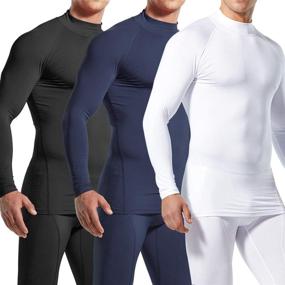 img 3 attached to ATHLIO Thermal Wintergear Compression Baselayer Sports & Fitness for Running