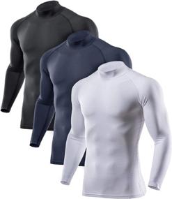 img 4 attached to ATHLIO Thermal Wintergear Compression Baselayer Sports & Fitness for Running