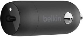 img 4 attached to 🔌 Fast Car Charger: Belkin USB-C 20W-Black (Works with iPhone 12 Pro Max, Samsung Galaxy S20, Google Pixel, and More)