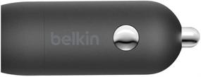 img 1 attached to 🔌 Fast Car Charger: Belkin USB-C 20W-Black (Works with iPhone 12 Pro Max, Samsung Galaxy S20, Google Pixel, and More)