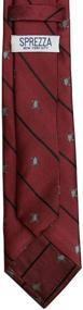 img 2 attached to Classic Cotton Necktie by SPREZZA: Elevate Conversational Style