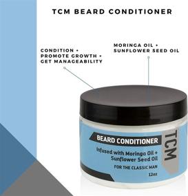 img 2 attached to 🏻 TCM Men's Beard Conditioner with Moringa and Sunflower Oils: Soften, Shine, and Control Facial Hair