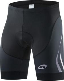 img 3 attached to 🚴 High-performance Men's Padded Cycling Shorts for Team Biking - Quality Sportswear