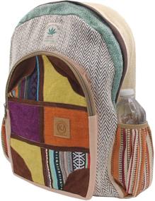 img 2 attached to KayJayStyles Natural Handmade Pocket Backpack Women's Handbags & Wallets for Fashion Backpacks