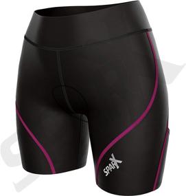 img 3 attached to 🏊 Enhance Your Performance with Sparx Energy Women's Triathlon Shorts, 7” Tri Shorts for Women – Boost Your Triathlon Experience!