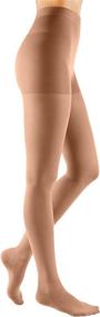 img 4 attached to 🩺 medi Sheer & Soft Women's Compression Pantyhose, 20-30 mmHg, Closed Toe, Natural, Size III, Standard