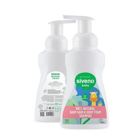 img 3 attached to Siveno 2-in-1 Natural Baby Shampoo and Body Wash - Paraben-Free Vegan Bath Care for Gentle & Happy Babies