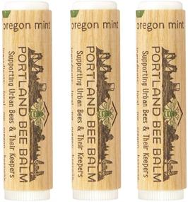 img 4 attached to 🌿 Oregon Mint All Natural Handmade Beeswax Lip Balm by Portland Bee Balm - Pack of 3 Tubes