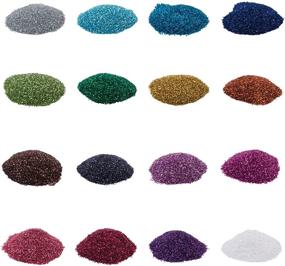 img 2 attached to 🌟 Sulyn Sparkling Glitter Sample Pack - Non-Toxic Variety Set with 16 Assorted Classic Colors - 1.12 ounces (SUL6651)