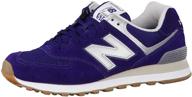 premium comfort and style: men's new balance 574v1 synthetic sneakers logo