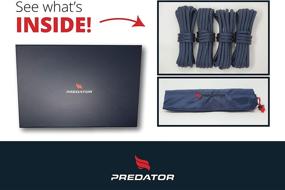 img 3 attached to 🛥️ Navy Blue NZ Hi-Performance Dock Lines Bag Set: Double Braided Nylon Ropes for Boats - 3/8" x 15' with 12 Inch Eyelet