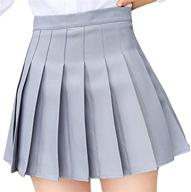 🎾 tennis pleated school skater dresses: stylish girls' clothing for skirts & skorts logo