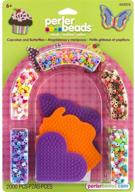 набор для творчества "кексики и бабочки" для детей - включает в себя 2005 штук бисера перлер. логотип