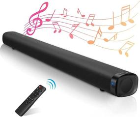 img 4 attached to 🔊 Ansee Sound Bar for TV - 36-Inch Bluetooth 5.0 Speakers with Built-in Subwoofer, 2.1ch 3D Surround Sound, HDMI/Optical/AUX/RCA/Coaxial/USB Inputs, 3 Equalizer Modes - Ideal for Home Theater