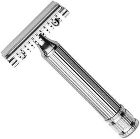 img 1 attached to 🪒 FaTip Grande Double Edge Safety Razor - Nichelato