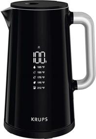 img 4 attached to ☕️ KRUPS BW801852 Smart Temp Digital Kettle with Full Stainless Steel Interior, Safety Shutoff, 1.7-Liter Capacity, in Black