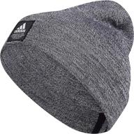 🧢 adidas men's amplifier fold beanie: embrace superior comfort and style logo