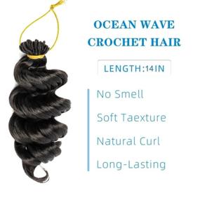 img 3 attached to Ocean Wave Crochet Hair Extensions