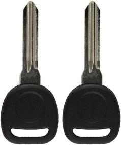 img 1 attached to 🔑 2 Pack Discount Keyless Replacement Key Fob Car Remote & Uncut Transponder Key (Compatible with 15913415, 25839476, ID 46) - Exclusive Offer!