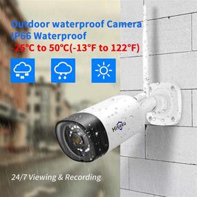 img 2 attached to 📹 Hiseeu Wireless Security Camera System: 3MP PTZ and Bullet Cameras for Mobile & PC Remote Access, Outdoor IP66 Waterproof, Night Vision, Motion Record & Alert, Two Way Audio