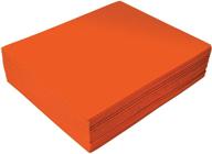 🍊 30-pack orange eva foam sheets - 2mm thickness, 9 x 12 inch size - better office products - ideal for arts and crafts - bulk pack of 30 sheets logo