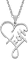 stainless shaped religious pendant necklace logo