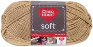 🧶 395865 soft yarn in wheat - red heart logo