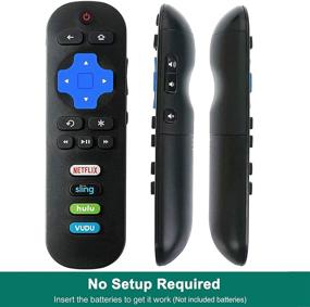 img 3 attached to 📺 Universal Replacement Remote for Westinghouse Roku TV - Compatible with Netflix, Sling, Hulu, VUDU - No Setup Required