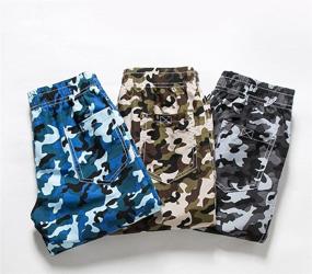 img 2 attached to Shop the Trend: WESIZAR Boys Camouflage Swim Trunks - Quick Dry Beach Shorts with Mesh Lining