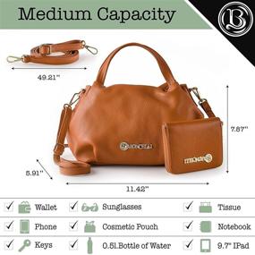 img 2 attached to 👜 Baroncellis Exquisite Collection: Italian Handbags & Wallets for Women - Stylish Totes