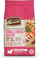 🐶 merrick's classic dry dog food with real meat and nutritious grains logo