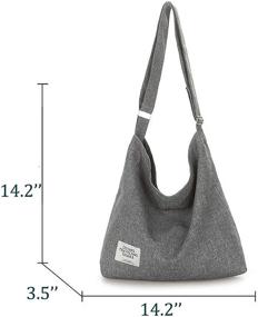 img 1 attached to TCHH DayUp Women's Crossbody Handbag: Stylish, Spacious and Versatile Hobo Bags for Women