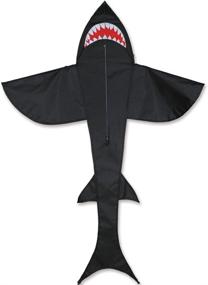 img 1 attached to 🦈 High-Quality 5-Foot Black Shark Kite by Premier Kites