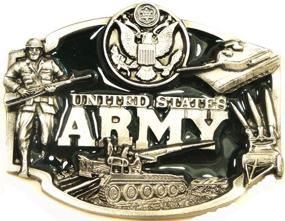 img 1 attached to US ARMY METAL BELT BUCKLE