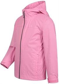 img 1 attached to 🌧️ Mountain Warehouse Torrent Kids Waterproof Rain Jacket - Ultimate Protection for Boys & Girls