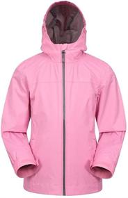 img 4 attached to 🌧️ Mountain Warehouse Torrent Kids Waterproof Rain Jacket - Ultimate Protection for Boys & Girls