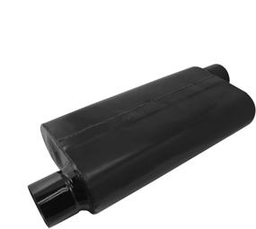 img 2 attached to 🏎️ High-Performance Race Muffler 854063-12 4.0&#34; In(O)/Out(O) from Flowmaster's 60 Series