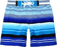 🩳 boys' quick dry beach shorts with lining by trunks swimwear logo